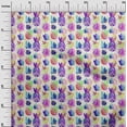 thumbnail image 3 of oneOone Tissu Polyester Spandex Violet Ananas Matériel de Robe Tissu Imprimé Tissu au Mètre 56 Pouces de Large, 3 of 4