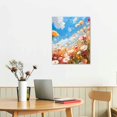 thumbnail image 2 of GOSMITH Framed Canvas Wall Art, Vintage Wall Art Decor for Living Room Nature Landscape Botanical Wood Wall Art Prints Classical Scenery Painting for Bedroom Office Home Decoration, 2 of 4