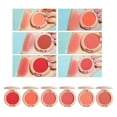ZAROYEAX Blushs Makeup Palettes 6 Colors Powder Red Rouge Lasting