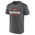 thumbnail image 2 of Men's Fanatics  Heather Charcoal Anaheim Ducks Property Of T-Shirt, 2 of 3