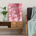 thumbnail image 5 of UXIEQU Leopard in Pink Balls Canvas Wall Art 15.75x11.81 Inches, 5 of 8