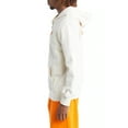 thumbnail image 3 of Carrots By Anwar Carrots Men's Wordmark Embroidered Full Zip Hoodie Sweatshirt (XX-Large, Cream), 3 of 4