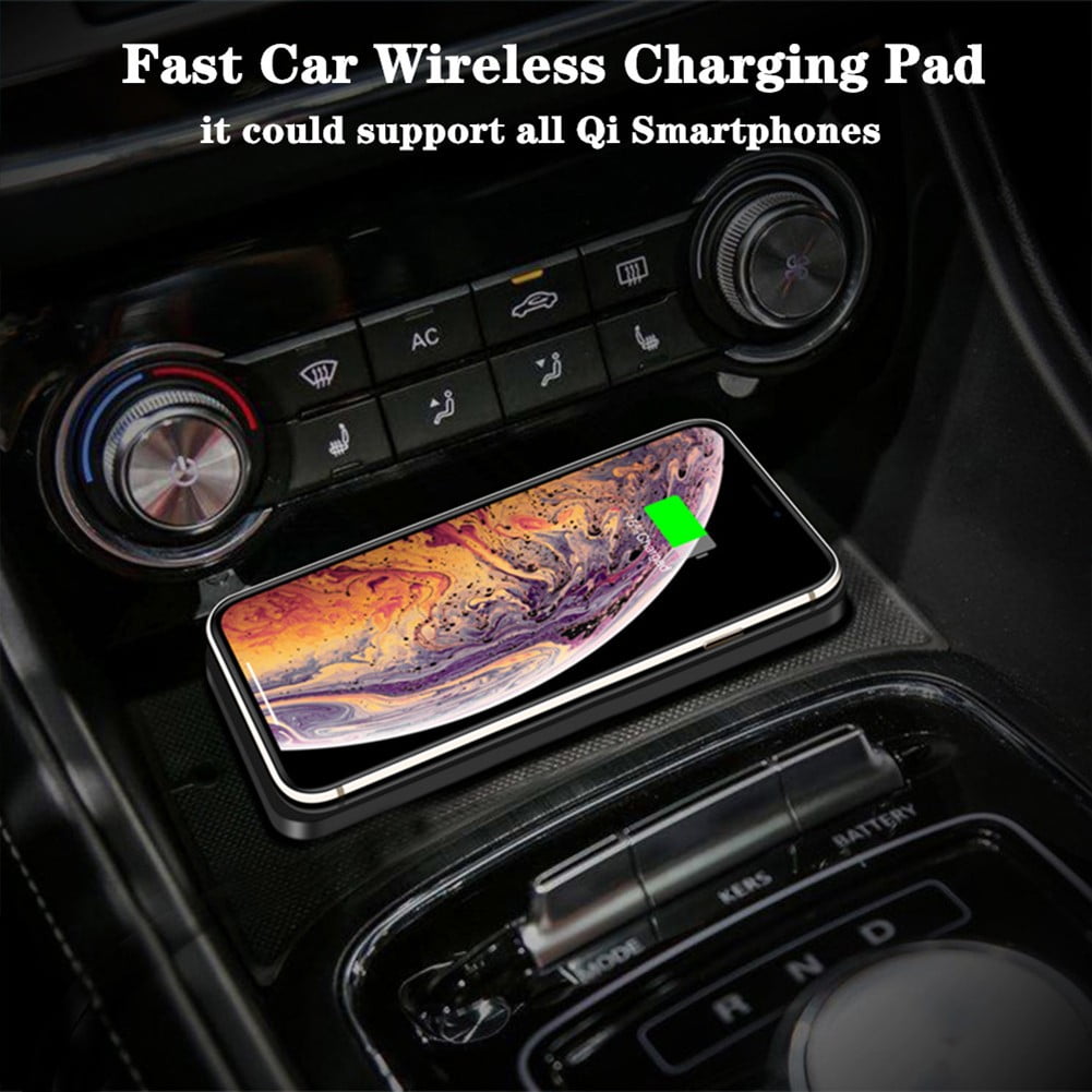 SOFEIYA Car Wireless Charging Pad Non Slip Fast Charger 15W Can Be Cropped Car Charger D