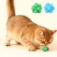 thumbnail image 2 of High Elasticity Bouncy Ball for Cats, Irregular Shape Interactive Pet Chasing Toy, Durable Rubber Solo Play Ball, Indoor Exercise and Fetching Activity, 2 of 8