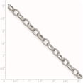 thumbnail image 2 of Sterling Silver 10 Inch Solid Polished Fancy Link Anklet (10 X 5) Made In India qg1178-10, 2 of 5