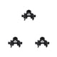 thumbnail image 1 of Sonducket Bike Seat Clip Ring Spare Parts Accessories Modified Cushion Accessory Clamps Component Universal Saddle Cycling Metal Clamp Type1, 1 of 6
