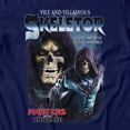 thumbnail image 3 of Masters Of The Universe Movie Skeletor Master Of Netherworld Collage Men's T Shirt (Navy, S-XXXL), 3 of 4