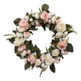 thumbnail image 2 of Guirnalda de flores artificiales puerta colgante guirnalda boda hogar fiesta Rosa A, 2 of 9