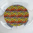 thumbnail image 3 of Ambesonne Graffiti Fitted Round Tablecloth, Hip Hop Culture Design, 36"- 40" Diameter, Multicolor, 3 of 5