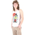 thumbnail image 2 of Big Trouble Little China Fu Manchu Adult White Tank Top, 2 of 4