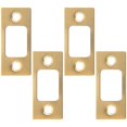 thumbnail image 1 of 4pcs Door Reinforcement Plate Door Lock Repair Backplate Stainless Steel Door Strike Plates, 1 of 2