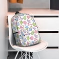 thumbnail image 3 of Lukts Pastel Christmas Cookies Pattern 15 Inch Student Backpack, Waterproof Laptop Backpack with Adjustable Shoulder Straps, Lightweight Travel, Campus Backpack, Unisex, 3 of 6