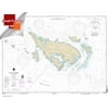 NOAA Chart 25653: Isla de Culebra and Approaches 21.00 x 26.62 (Small Format Waterproof)