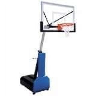 First Team Fury Nitro Portable Basketball Hoop with 60 Inch Glass Backboard Color: Forest Green