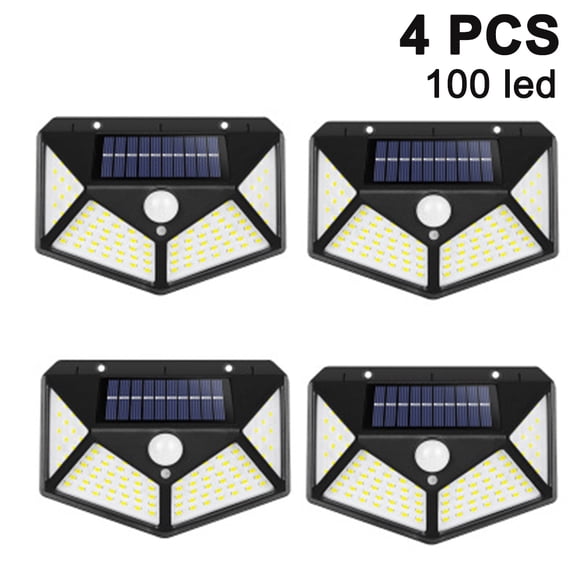 Solar Lights Outdoor, Motion Sensor Security Lights Solar Flood Lights Waterproof Solar Powered Outdoor Lights for Backyard, Fence, Deck, Patio, Garage