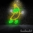 thumbnail image 2 of Handmadetneonsign Banana Dancing Neon Sign, Banana Sunglasses Wall Art Decor, Home Wall Decor 52228, 2 of 5