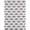 thumbnail image 1 of Dynamic Rugs SI465904119 3 ft. 11 in. x 5 ft. 7 in. Silky Shag 5904 Rectangle Contemporary Rug - 119 White & Silver, 1 of 1