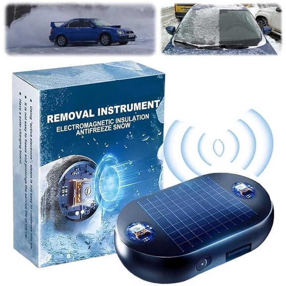 FYHALE Car Interference Anti-Frost Device, Electromagnetic Molecular Interference, Windscreen De-Icer Car, Antifreeze Snow Removal Instrument, Car De-Icer, Electromagnetic Anti Frost