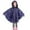 Bleu Foncé, variante sur Imperméable 3D pour Filles, Poncho avec Capuchon pour Enfants et Tout-Petits – Vêtement d'Extérieur Style Dessin Animé pour Garçons et Filles, Tenue de Pluie 2D