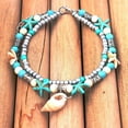 thumbnail image 3 of Boho Style Ankle Bracelet Bohemia Turtle Starfish Beach Anklet Shell For Women Handmade Leg Bracelet Jewelry, 3 of 8