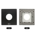 thumbnail image 3 of Grommet Wall Plate PC Decoration Wall Panel with 1.3 Inch Cable Through Black, 3 of 4