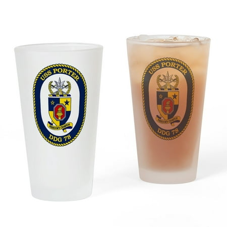 CafePress - DDG 78 USS Porter - Pint Glass, Drinking Glass, 16 oz. (Best Glass For Porter)