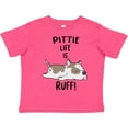thumbnail image 3 of Inktastic Pittie Life is Ruff Spotted Pit Bull Boys or Girls Toddler T-Shirt, 3 of 5