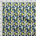thumbnail image 3 of oneOone Silk Tabby Fabric Parallelogram & Triangle Geometric Decor Fabric Printed BTY 42 Inch Wide, 3 of 4