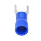 thumbnail image 2 of 50Pcs Fork Terminals Insulated Spade U Type Wire Connector 12‑10AWG Cable Crimp SV5.5‑6 Blue, 2 of 4