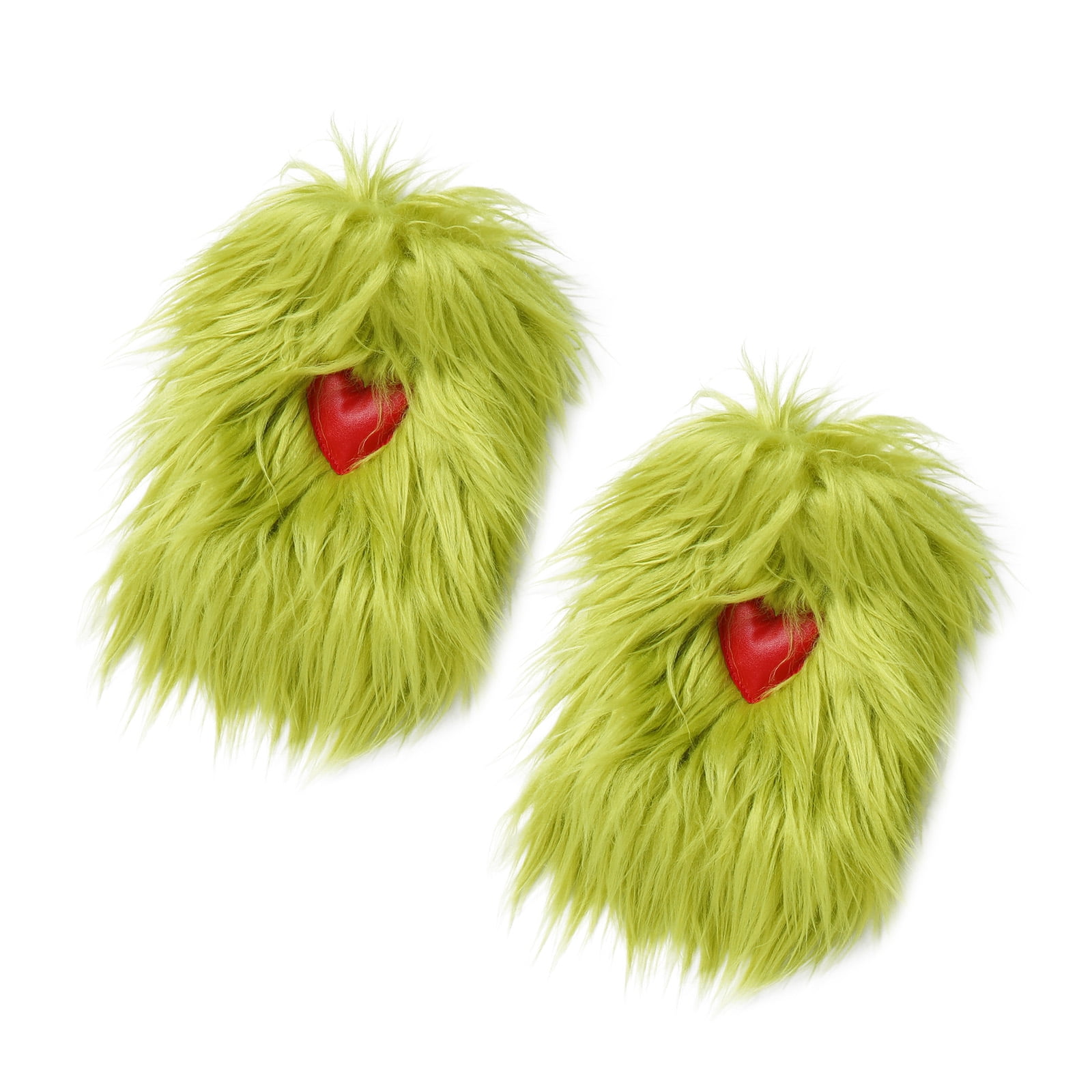 FYMNSI Baby Girl Christmas Outfit Toddler Green Faux Fur Romper Tutu Dress with Leg Warmers Xmas Dress Up Clothes