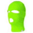 thumbnail image 1 of TopHeadwear Masque Facial de Ski à 3 Trous, Vert Néon, 1 of 2