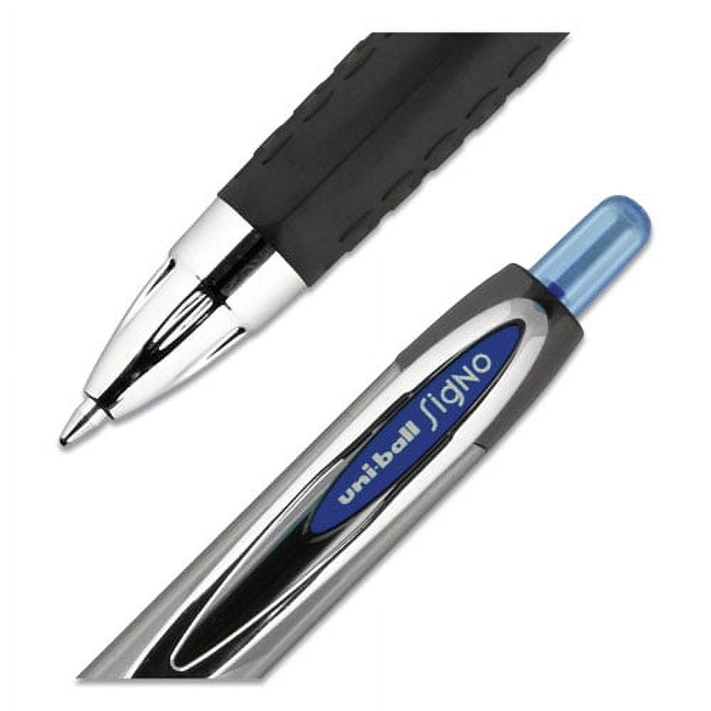 Signo 207 Gel Pen, Retractable, Medium 0.7 Mm, Blue Ink, Black Barrel, 36/box | Bundle of 5 Boxes