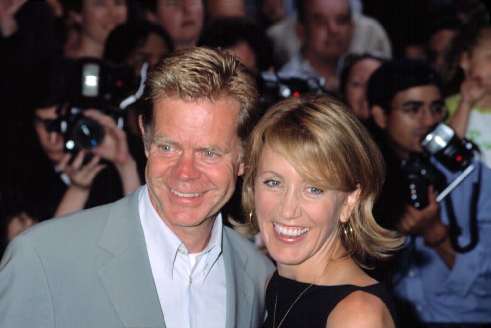 William H. Macy And His Wife Felicity Huffman At The Jurassic Park 3