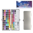 thumbnail image 1 of UOYOTT 50/72/90 Colors Pure Water Color Paint Set Metal Iron Box Watercolor, 1 of 6