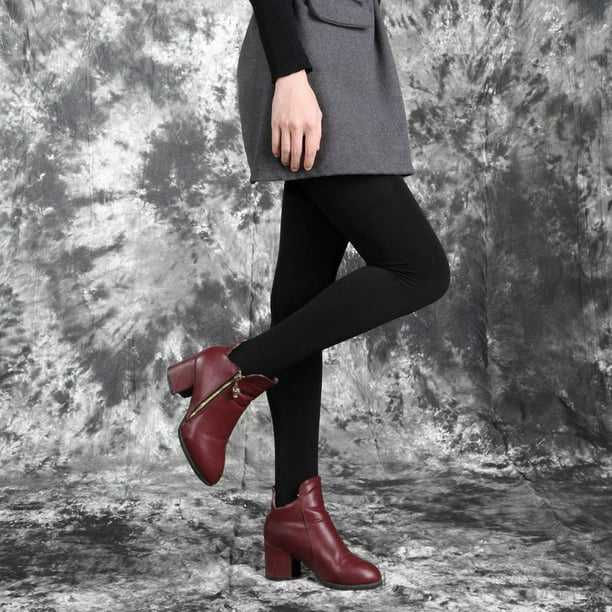 Ladies Thermal Tights Opaque, Fleece Leggings Tights , Color Selection -  Dark Gray, 92.5cm