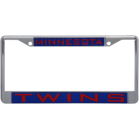 Minnesota Twins Laser - Minnesota Twins WinCraft Laser Inlaid Metal License Plate Frame - No Size