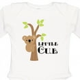 thumbnail image 4 of Inktastic Koala Bear Little Cub Boys or Girls Long Sleeve Baby Bodysuit, 4 of 5