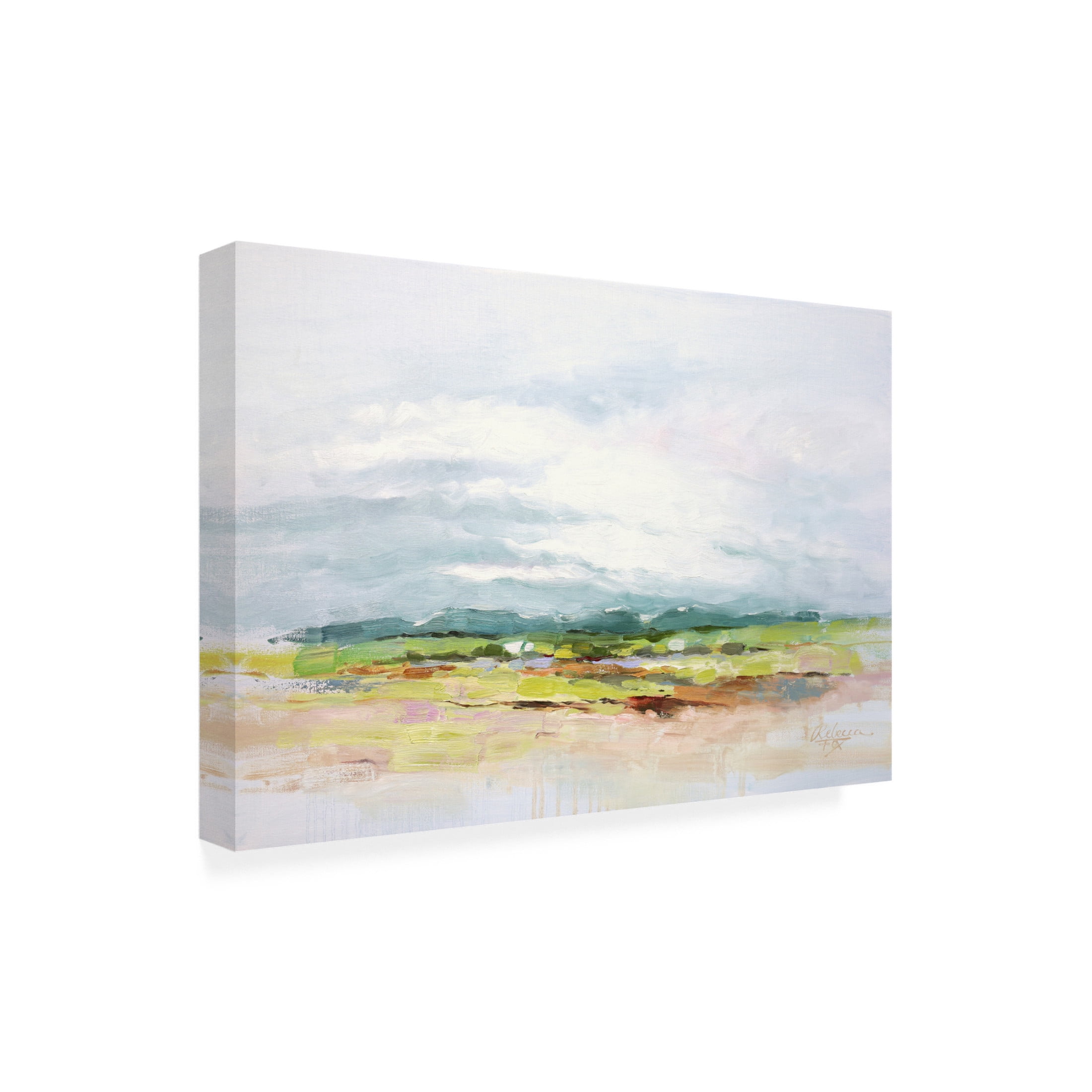 Canvas Wall Art - Rebecca Fox 'One Cloudy Day' Wall Art for Living Room, Bedroom, or Office Décor by Trademark Fine Art - 19 x 12 Inches