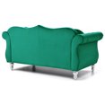 thumbnail image 6 of Glory Furniture Hollywood Velvet Loveseat in Green, 6 of 6