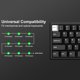thumbnail image 2 of 168-Key Big Set Dual Color Key Caps Alto Contenido PBT Wear Keycaps Set Cap para Teclado Mecánico Negro, 2 of 10