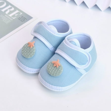 

LYCAQL Toddler Shoes 0 To 1 Years Toddler Shoes Baby Shoes Toddler Shoes Soft Bottom Spring and Autumn Baby Cloth Shoes Shoes Baby Size 4 (A 12)