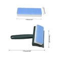 thumbnail image 2 of Uxcell Shower Squeegee Cleaning Kit with Sponge & 2 Extra Replacement Head Green Handle, 2 of 5