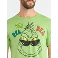 thumbnail image 4 of The Grinch Men's and Big Men's Cotton Graphic Tee with Short Sleeves, Sizes S-3XL, 4 of 5