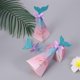 thumbnail image 3 of 10 cajas de dulces de sirena para decoración de bodas, cumpleaños y fiestas, regalo de papel para niños., 3 of 7