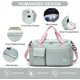 thumbnail image 4 of Small Gym Bag for Women, Travel Duffle Bag Carry On Weekender Bag with Shoe Compartment, 4 of 5