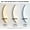 B, variant on Tuscom Modern Black LED Wall Sconce Dimmable Curved Art Wall Light Linear Sconce Lamp for Bedroom Living Room Hallway Staircase, Gift