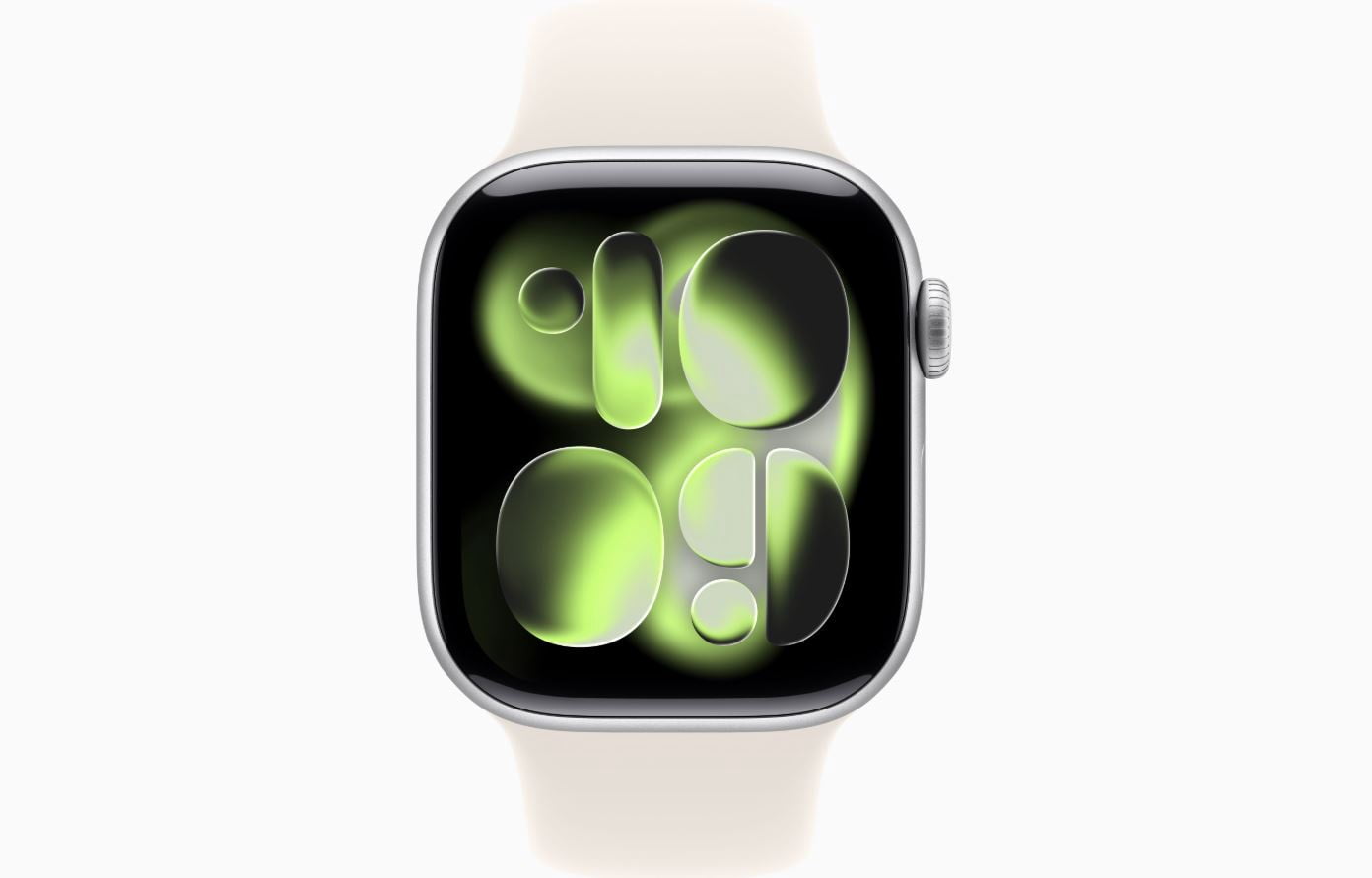 Apple Watch Series 11 - GPS + Cellular - 46MM Silver Aluminum Case with Starlight Sport Band - M/L