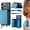 Blue, variant on Crossbody Wallet Case for iPhone 18 Pro Max with Lanyard Strap Card Slot Holder RFID Blocking,Magnetic Back Flip Kickstand Folio Zipper Purse Case, Retro PU Leather Cover Handbag, White