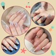 thumbnail image 3 of Kit de polvos para uñas Artdone, 16 tarros, Chrome Magic White Pearl, 3 of 8