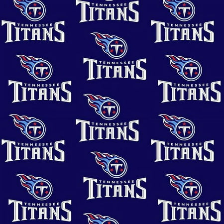 NFL Tennessee Titans Cotton Fabric, per Yard